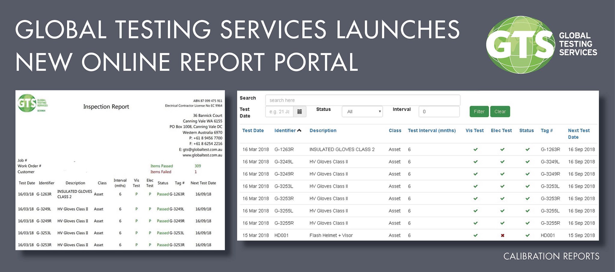 GTS launches new online report portal